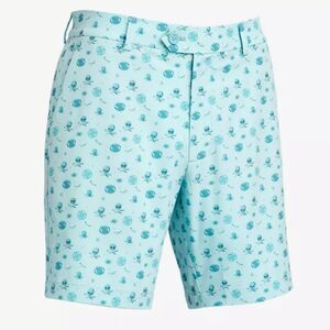 G/Fore 3D Maverick 4-Way Stretch Print 8" Shorts